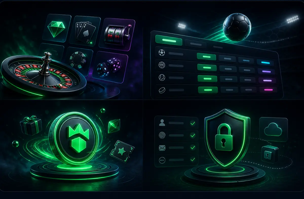 Gamdom casino, sportsbook, rewards and account security overview