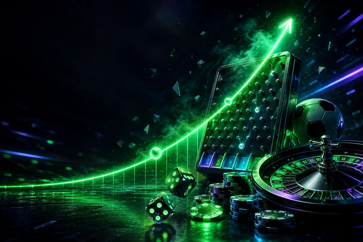 Gamdom Originals, casino games and sports shown in one gaming scene